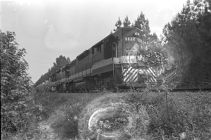 Southern Railway freight train on tracks